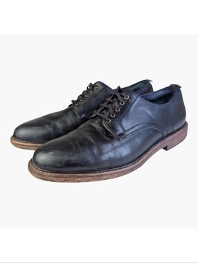Cole Haan Grand.OS Dark Navy Leather Oxfords | Men's Size 11